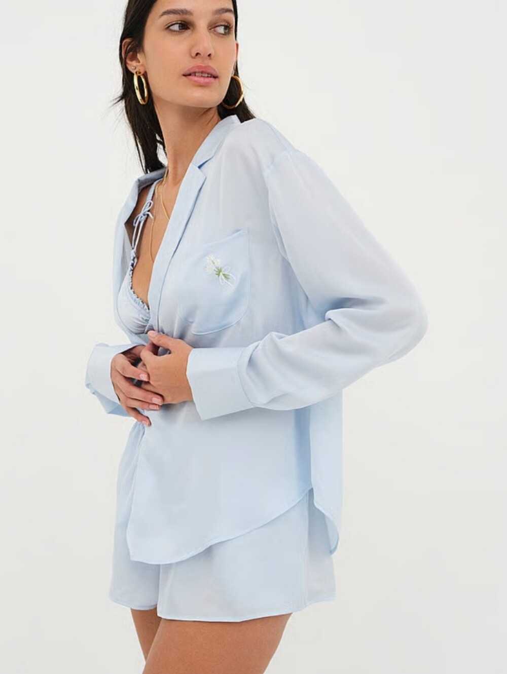 New!For Love & Lemons Everyday Pajama Top
